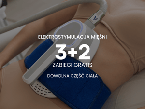 Elektrostymulacja mięśni 3+2 zabiegi GRATIS na dowolną część ciała w salonach Depilacja.pl